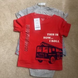 Carter’s 3pc short/shirts set